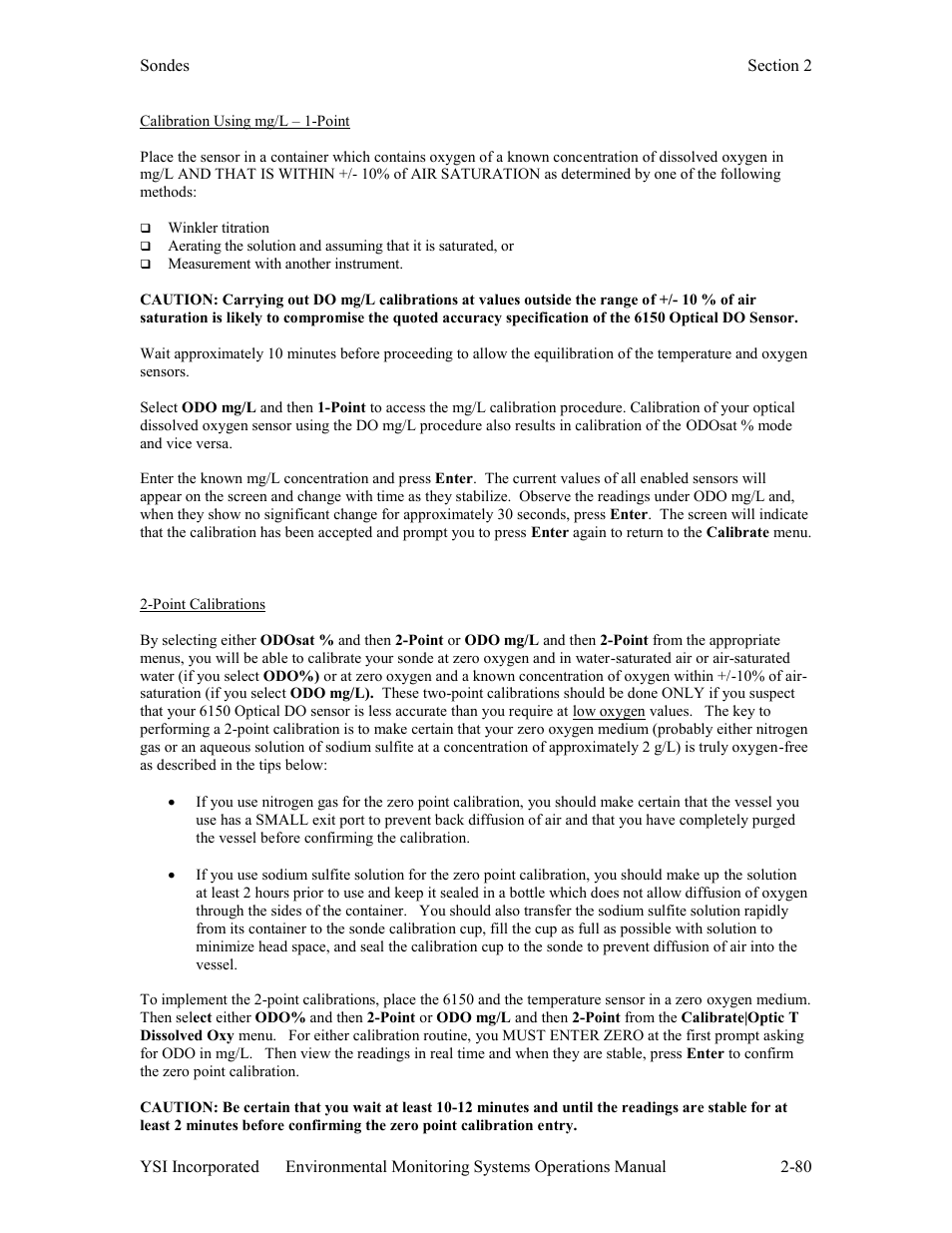 Xylem 6-Series Multiparameter User Manual | Page 86 / 377