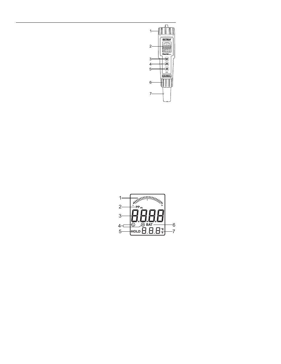 Description | Xylem FL700 FLUORIDE METERS User Manual | Page 3 / 10