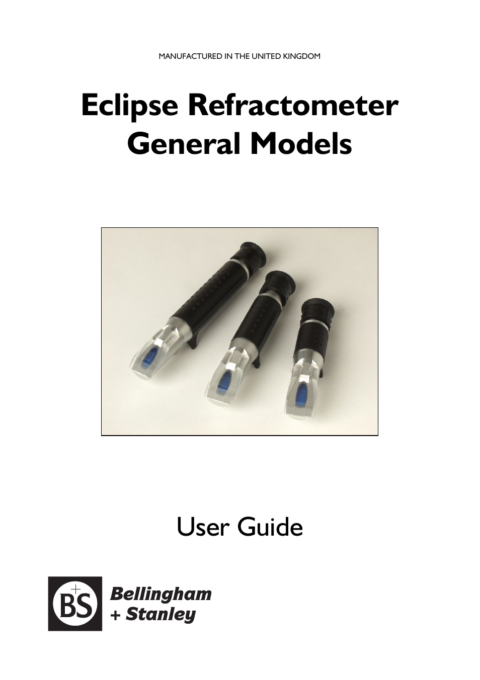Xylem ECLIPSE PROFESSIONAL HAND-HELD REFRACTOMETER User Manual | 8 pages