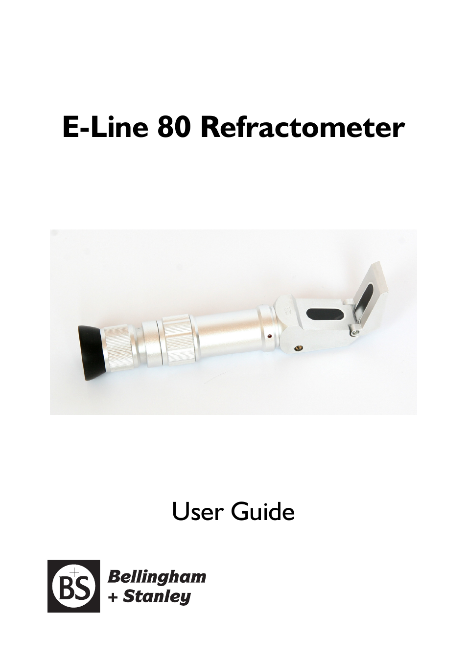 Xylem E-Line 80 Refractometer User Manual | 8 pages