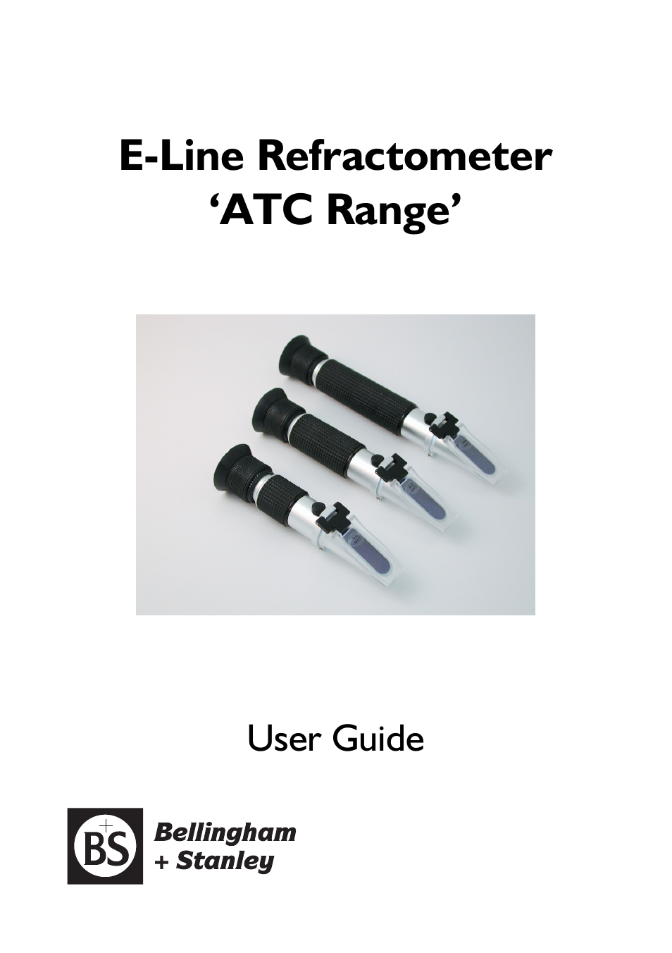 Xylem E-Line Refractometer ATC Range User Manual | 4 pages