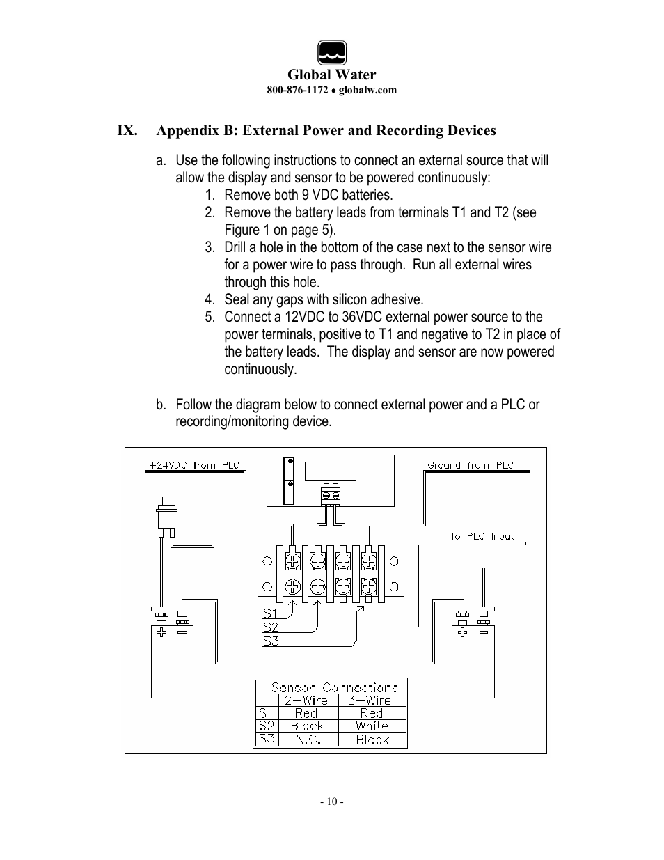 Xylem EZ100 Sensor Display User Manual | Page 10 / 10