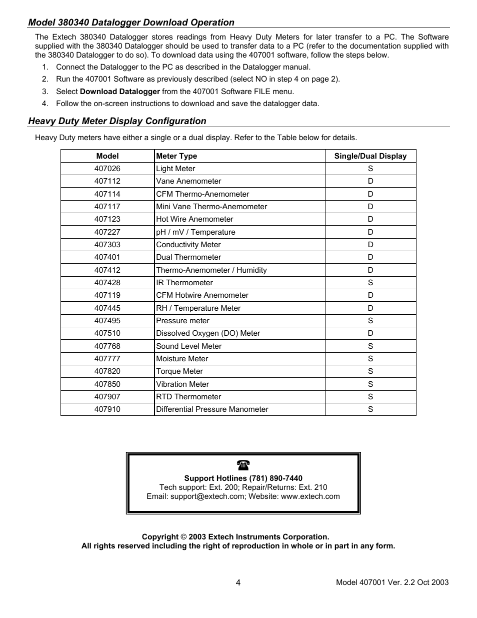 Xylem 407001 Windows Data Acquisition Software User Manual | Page 4 / 4