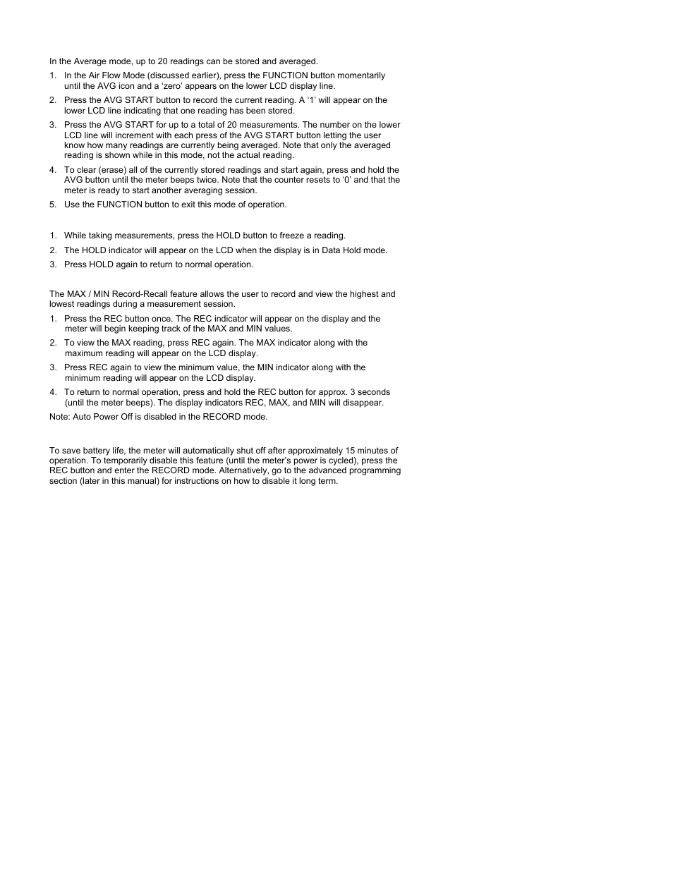 Xylem 407119A HOT WIRE ANEMOMETERS User Manual | Page 7 / 11