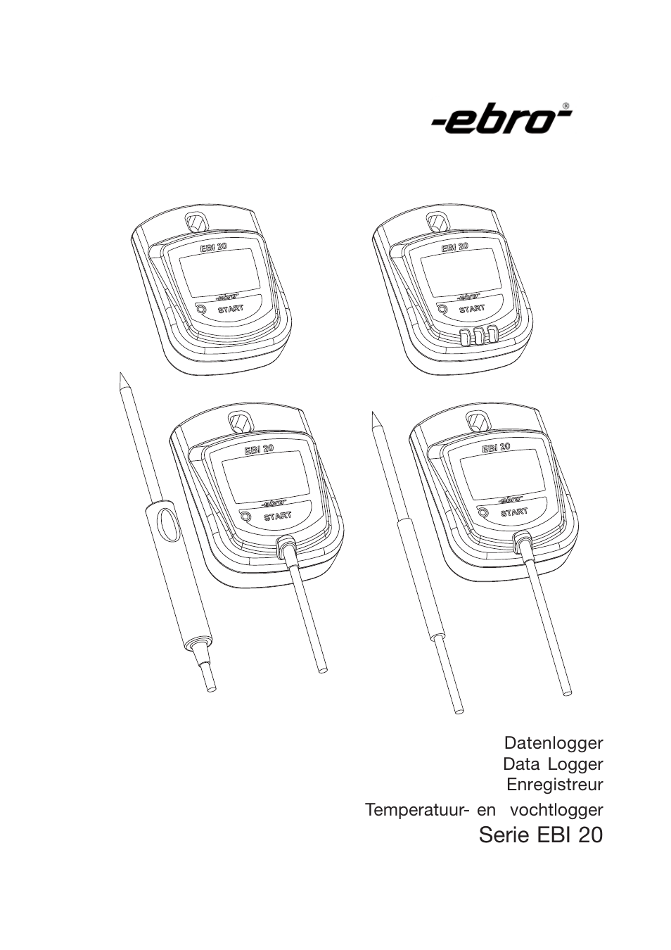 Xylem EBI20 TEMPERATURE/HUMIDITY DATALOGGERS User Manual | 40 pages