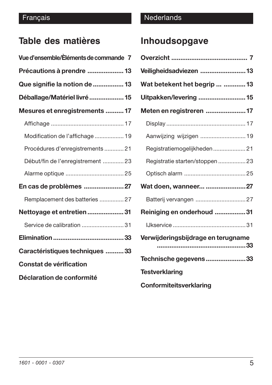 Xylem EBI20 TEMPERATURE/HUMIDITY DATALOGGERS User Manual | Page 5 / 40