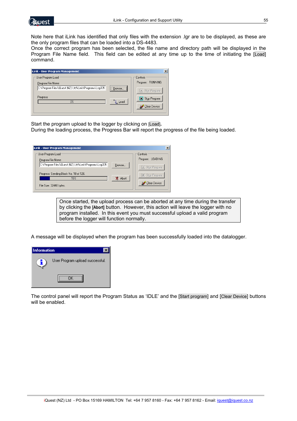 Xylem SDI-12 Data Logger iLink User Manual | Page 55 / 69