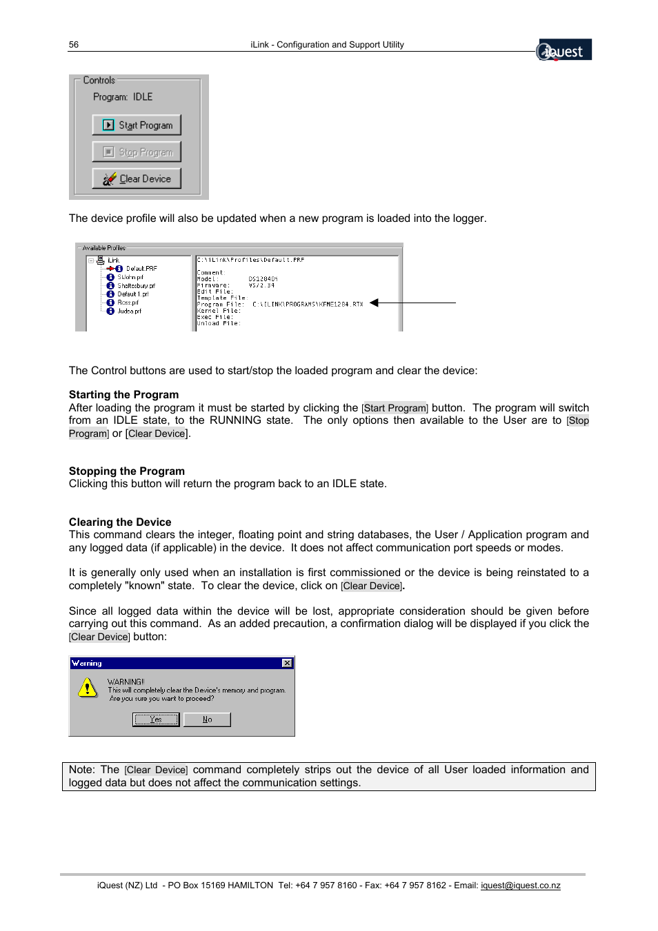 Xylem SDI-12 Data Logger iLink User Manual | Page 56 / 69