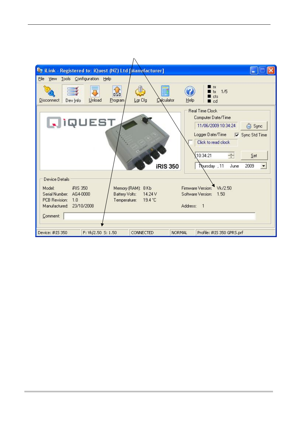 Xylem SDI-12 Data Logger iRIS 220, iRIS 320, iRIS 350, iRIS 150, iRIS 300 User Manual | Page 103 / 111