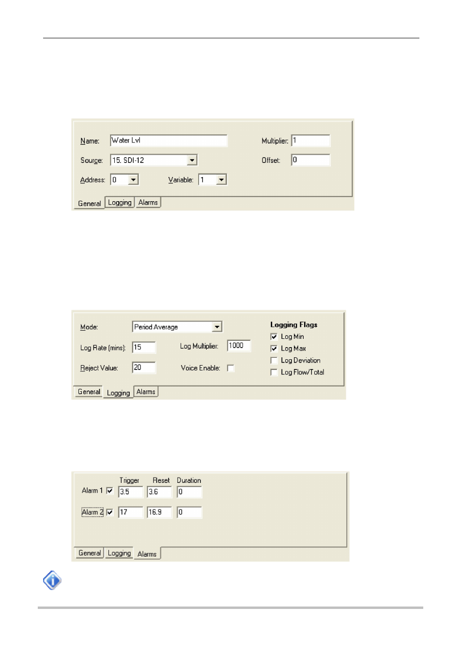 Xylem SDI-12 Data Logger iRIS 220, iRIS 320, iRIS 350, iRIS 150, iRIS 300 User Manual | Page 69 / 111