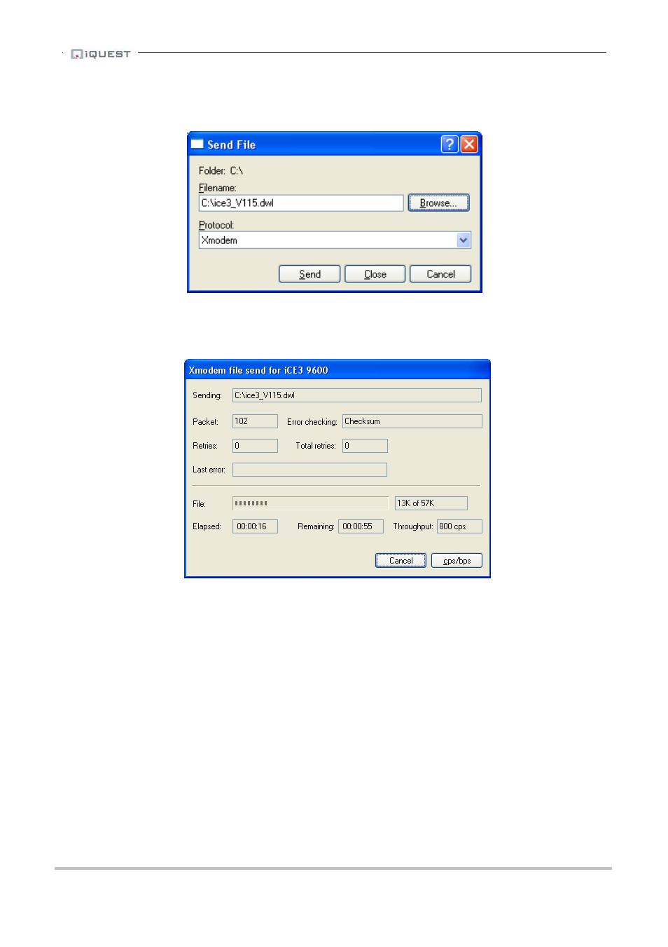 Xylem iCE3 GPRS Variant User Manual | Page 28 / 29