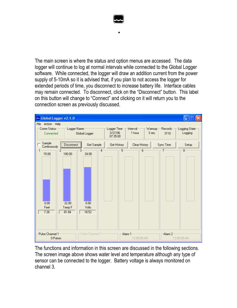 Xylem GL500-2-1 Data Logger User Manual | Page 12 / 32