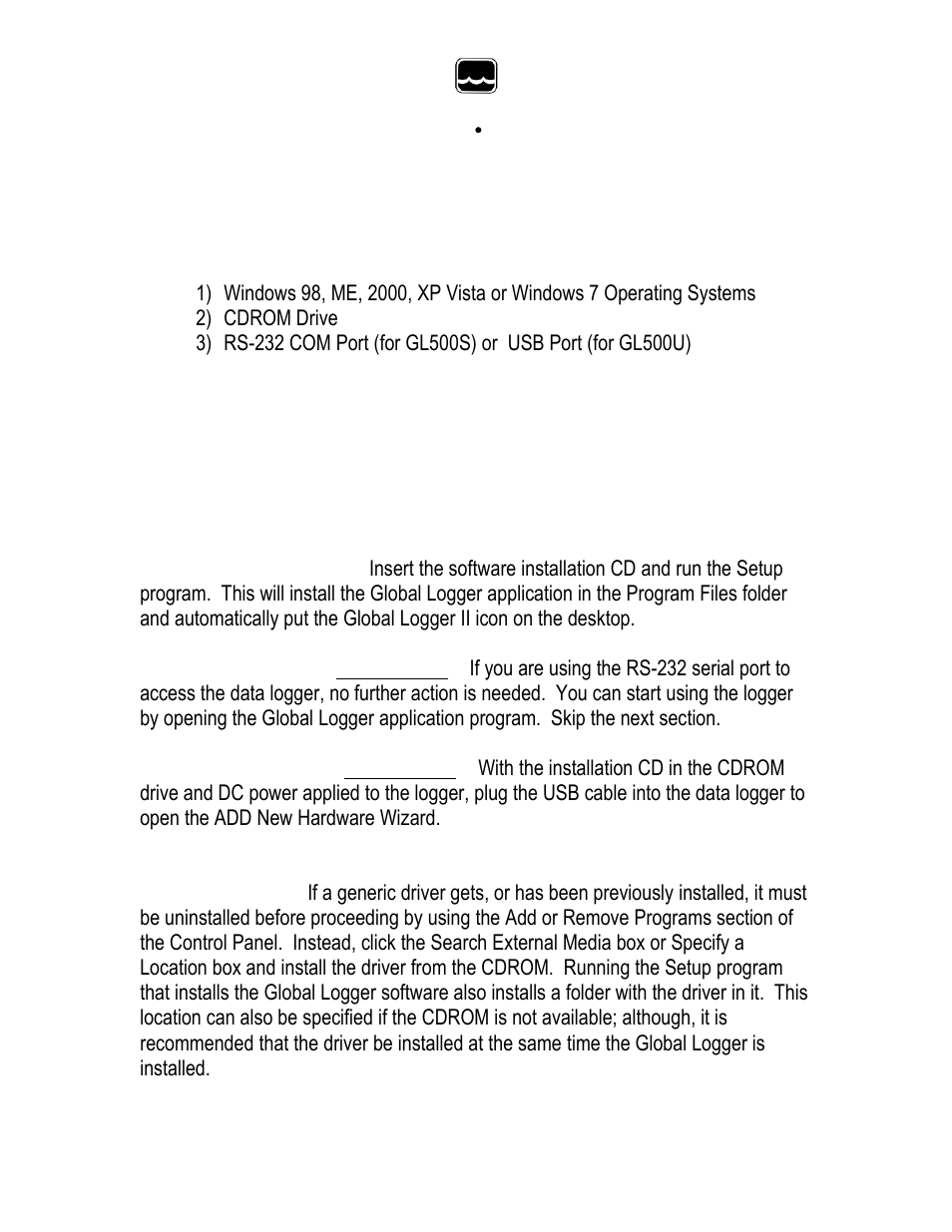 Xylem GL500-2-1 Data Logger User Manual | Page 5 / 32
