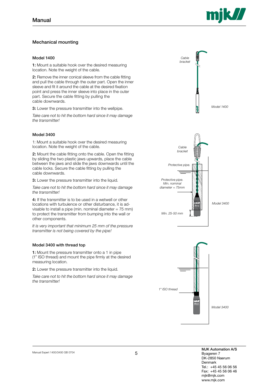 Manual | Xylem Expert 3400 User Manual | Page 5 / 16
