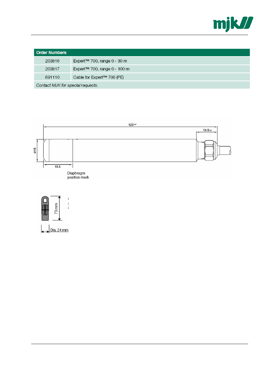 Manual | Xylem Expert 700 User Manual | Page 8 / 8
