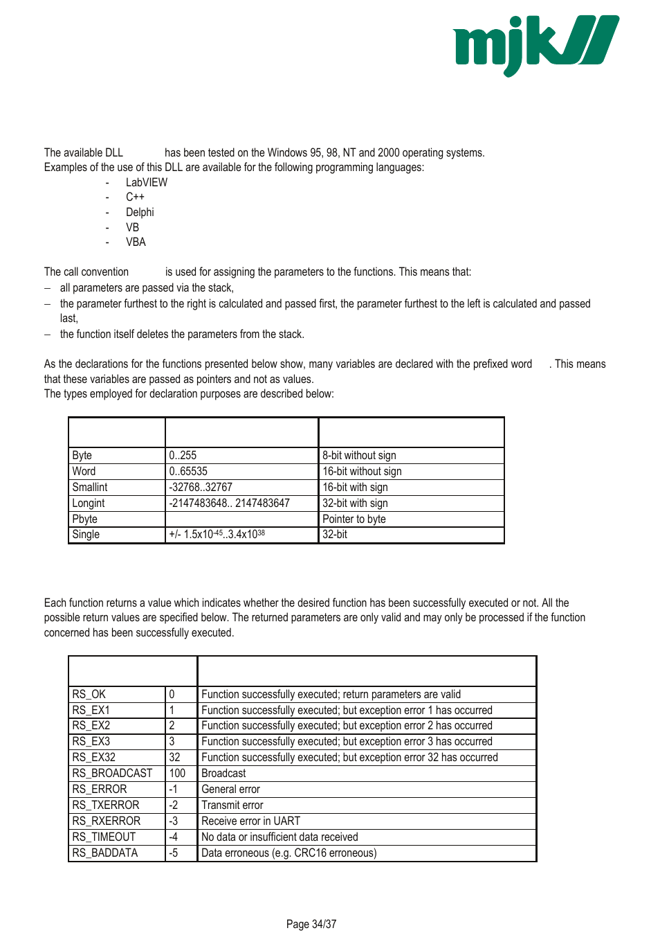 Xylem Expert 7060_7070_Modbus User Manual | Page 28 / 37