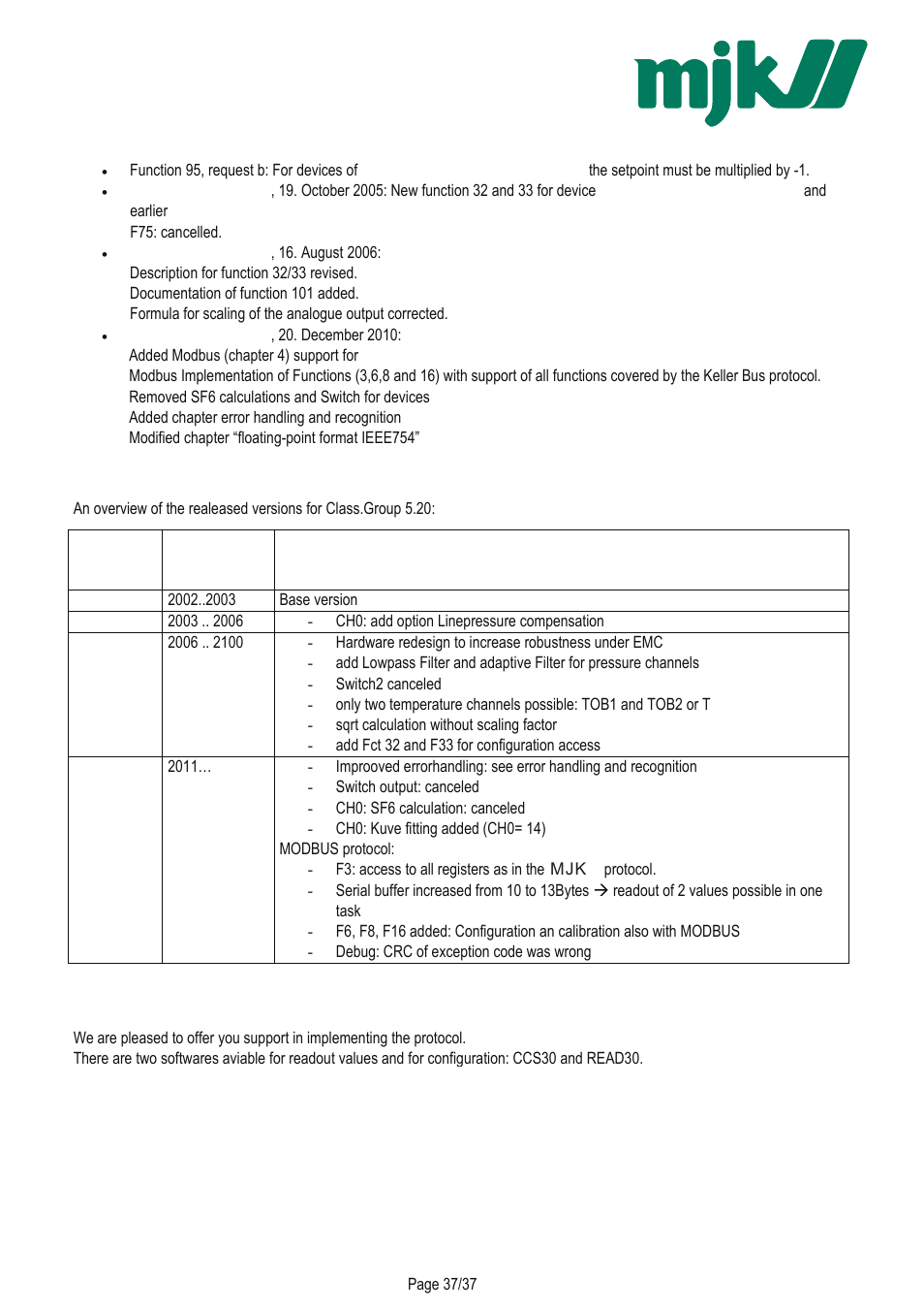 Xylem Expert 7060_7070_Modbus User Manual | Page 31 / 37