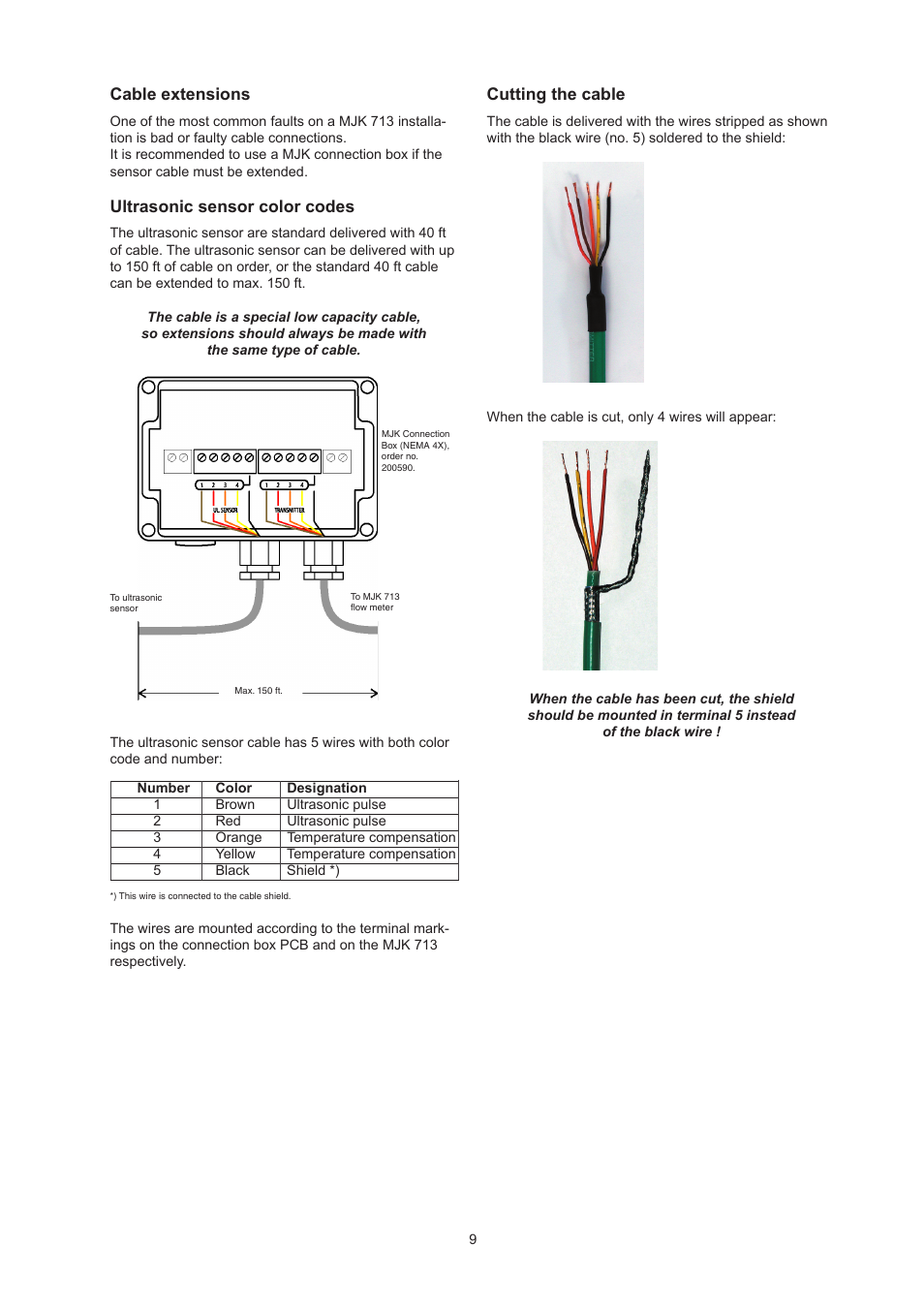 Xylem Flow Converter 713 User Manual | Page 9 / 20