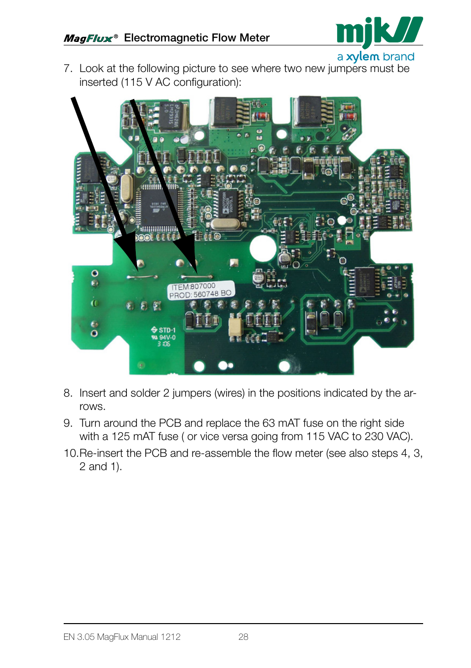 Xylem Magflux Electromagnetic Flow Meter User Manual | Page 28 / 150