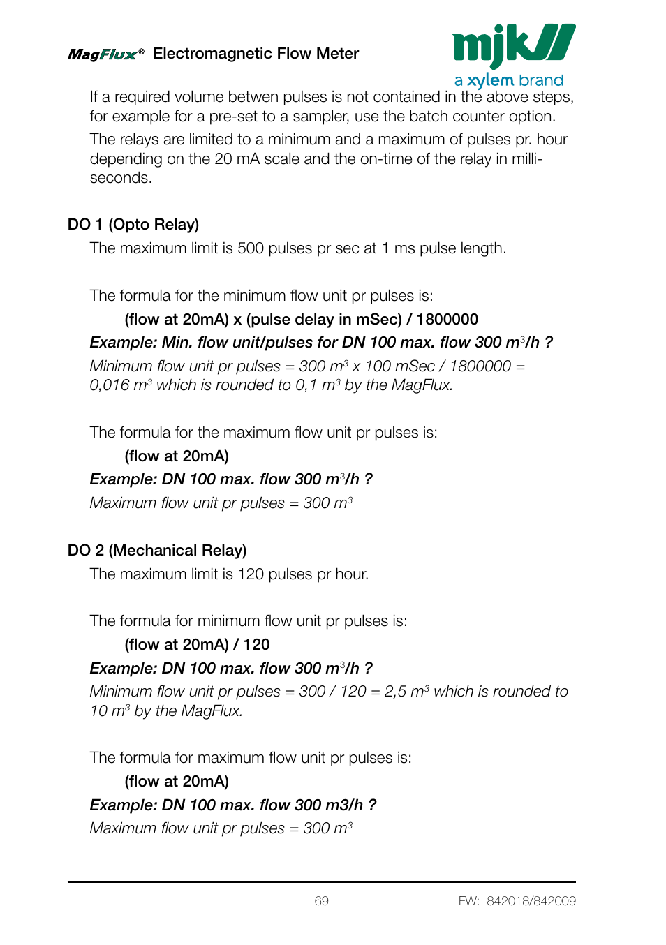 Xylem Magflux Electromagnetic Flow Meter User Manual | Page 69 / 150