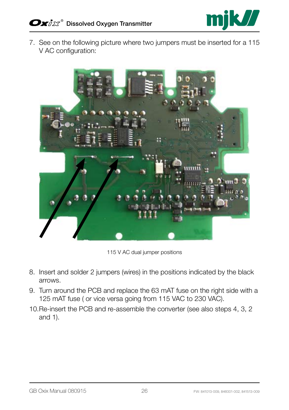Xylem Oxix Dissolved Oxygen Transmitter User Manual | Page 26 / 126