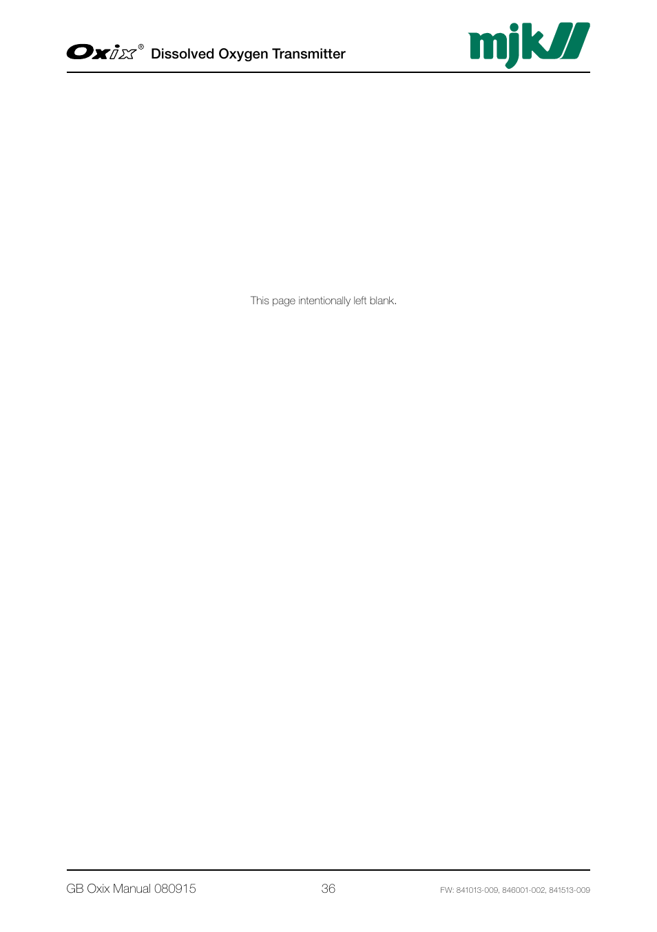 Xylem Oxix Dissolved Oxygen Transmitter User Manual | Page 36 / 126