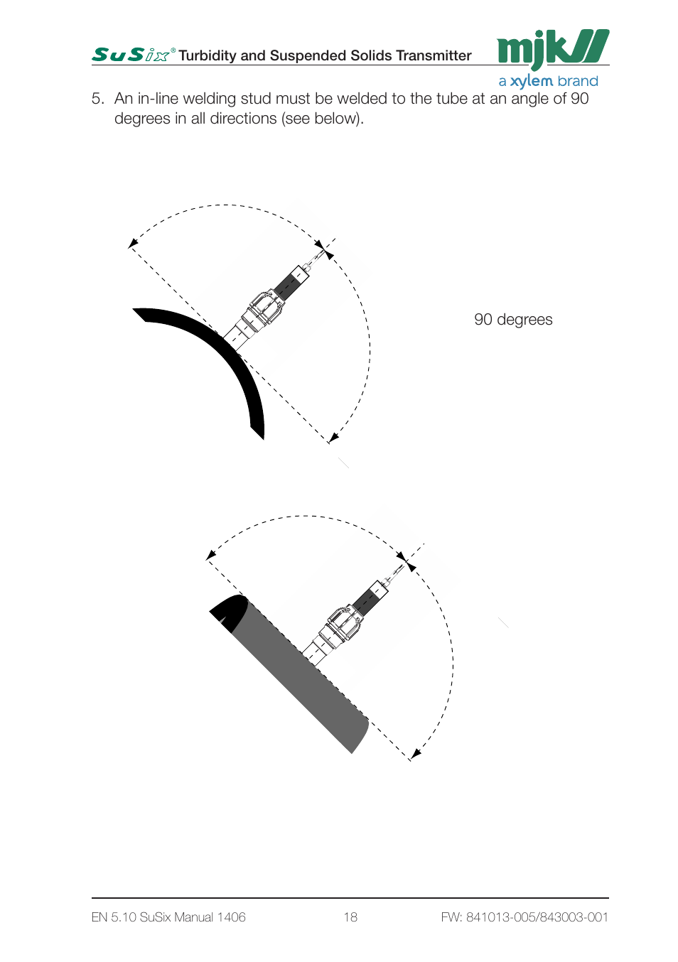 Xylem SuSix Turbidity and Suspended Solids Transmitter User Manual | Page 18 / 132
