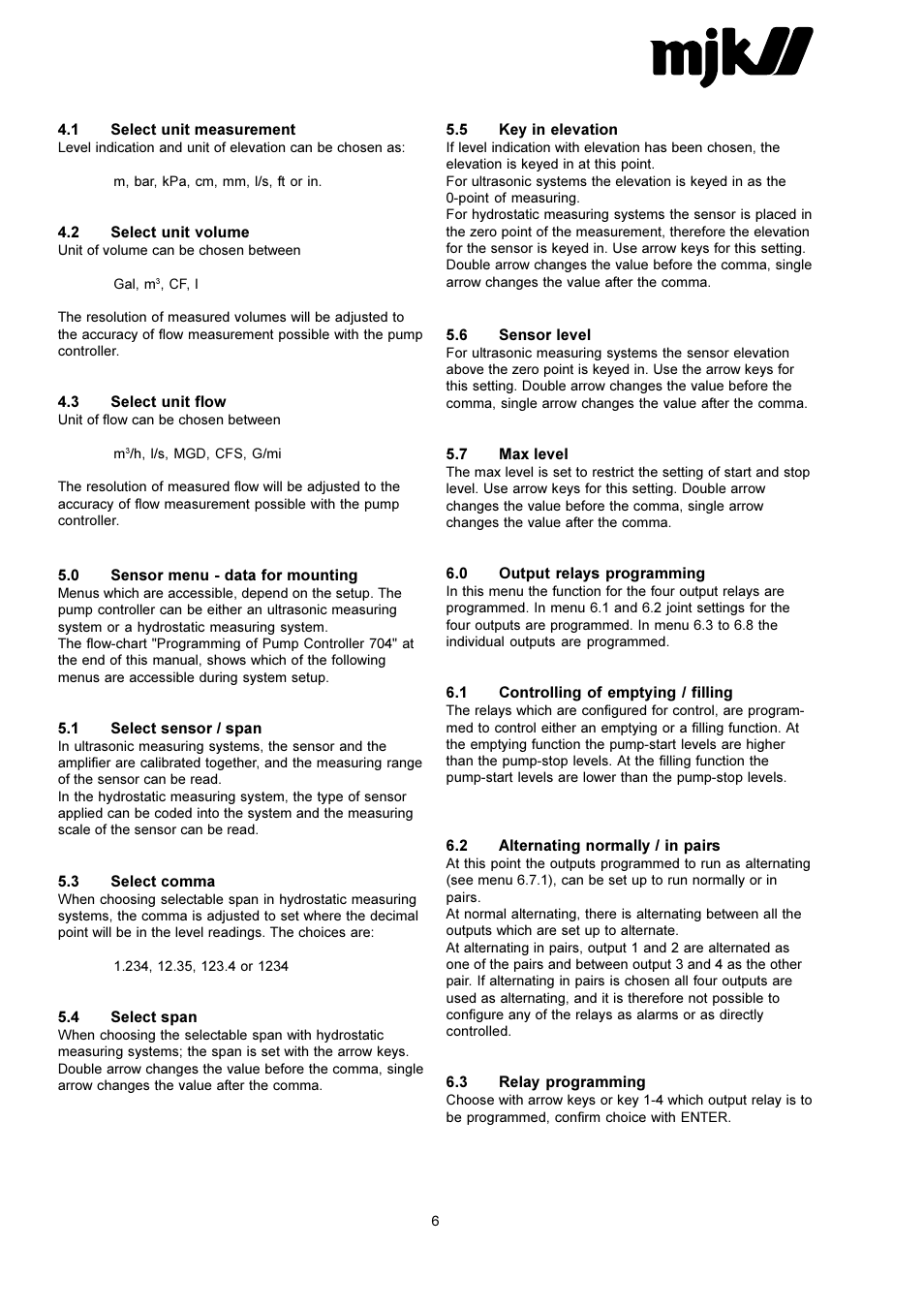 Xylem 704 PUMP CONTROLLER User Manual | Page 6 / 15