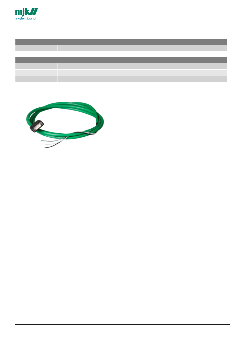 Order numbers | Xylem MY CONNECT HMI display User Manual | Page 6 / 47