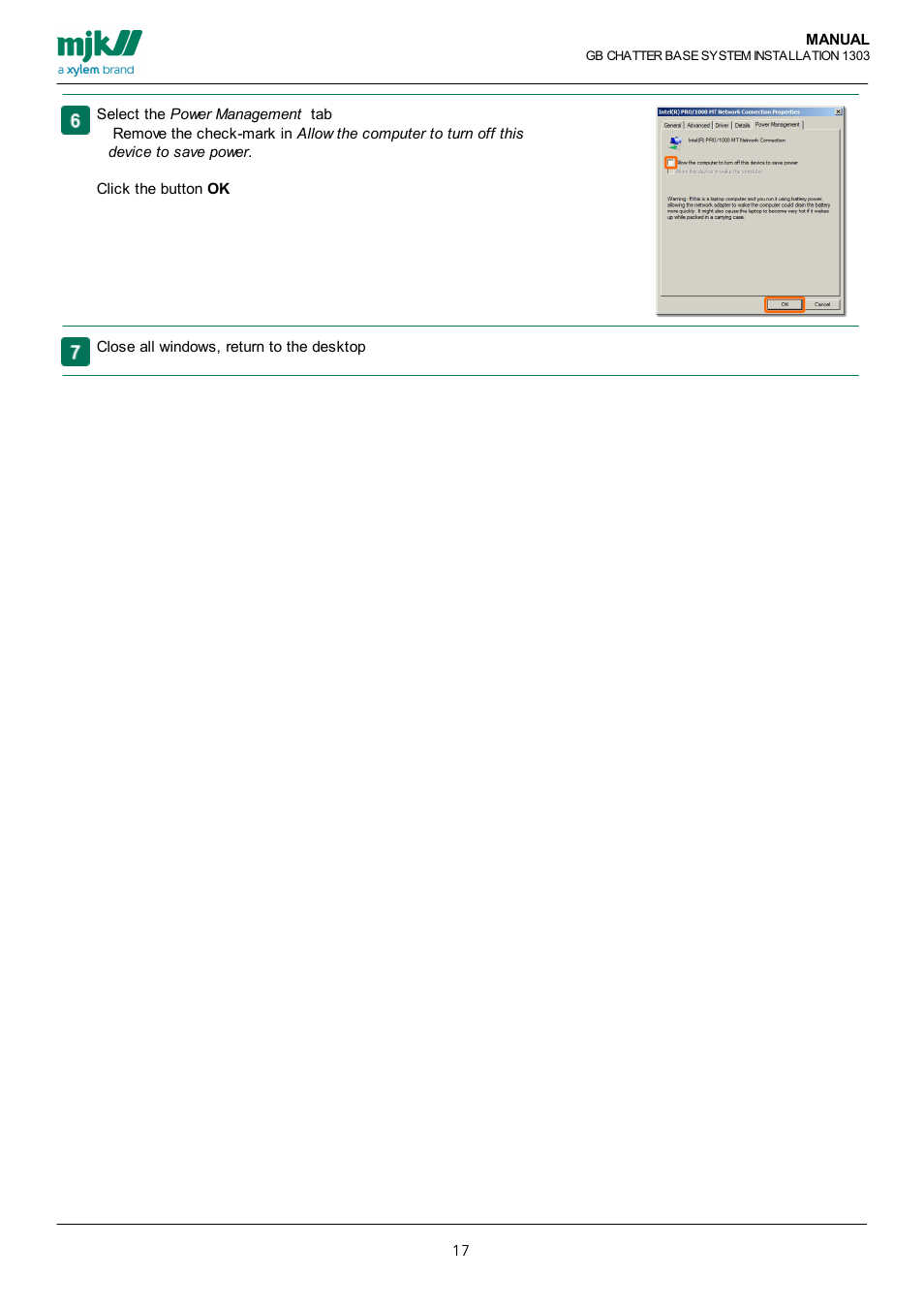 Xylem CHATTER Base System install guide User Manual | Page 17 / 79