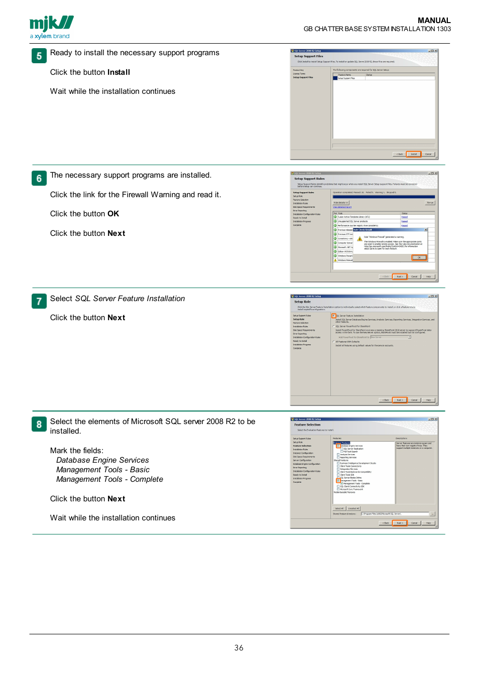 Xylem CHATTER Base System install guide User Manual | Page 36 / 79