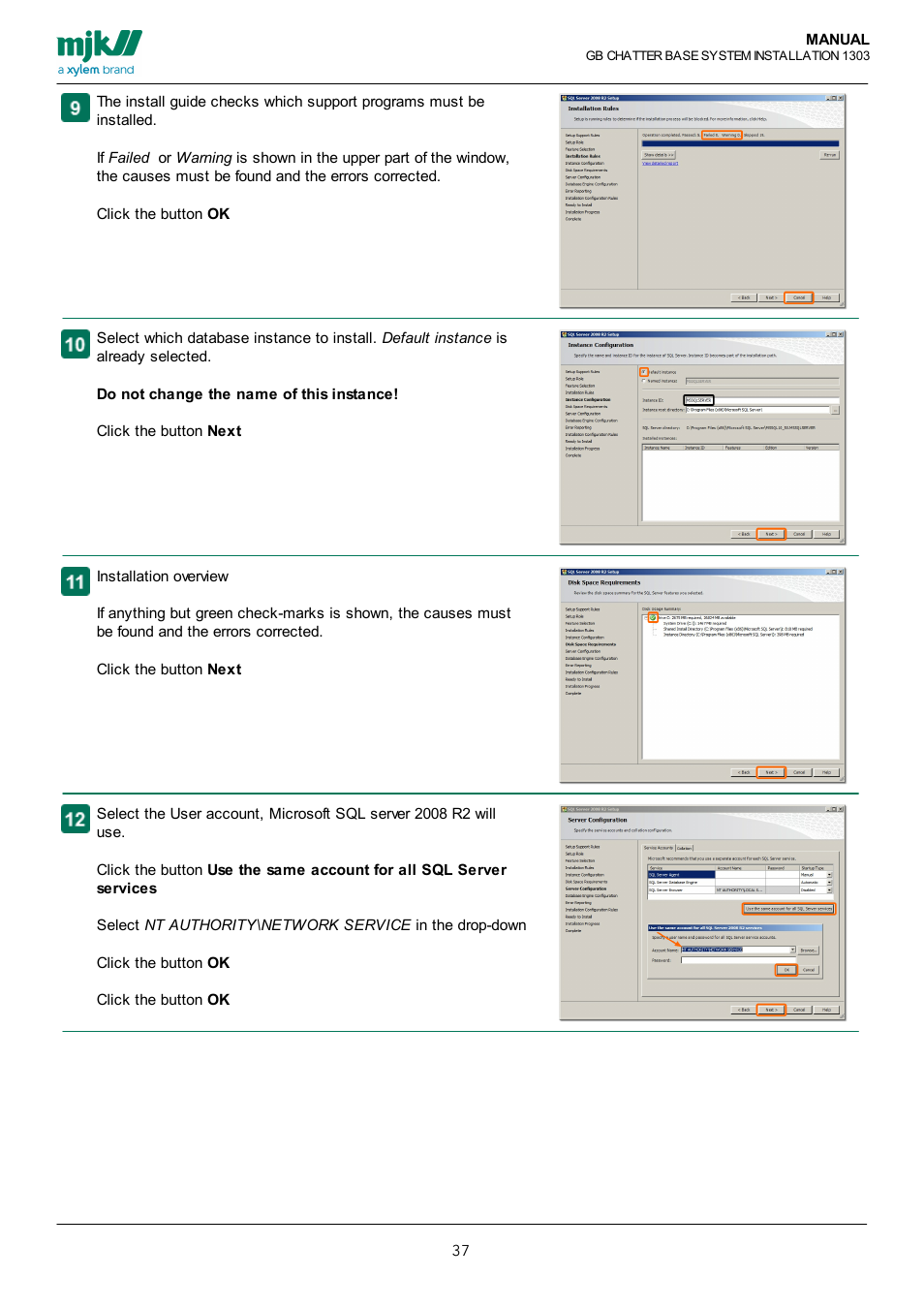 Xylem CHATTER Base System install guide User Manual | Page 37 / 79