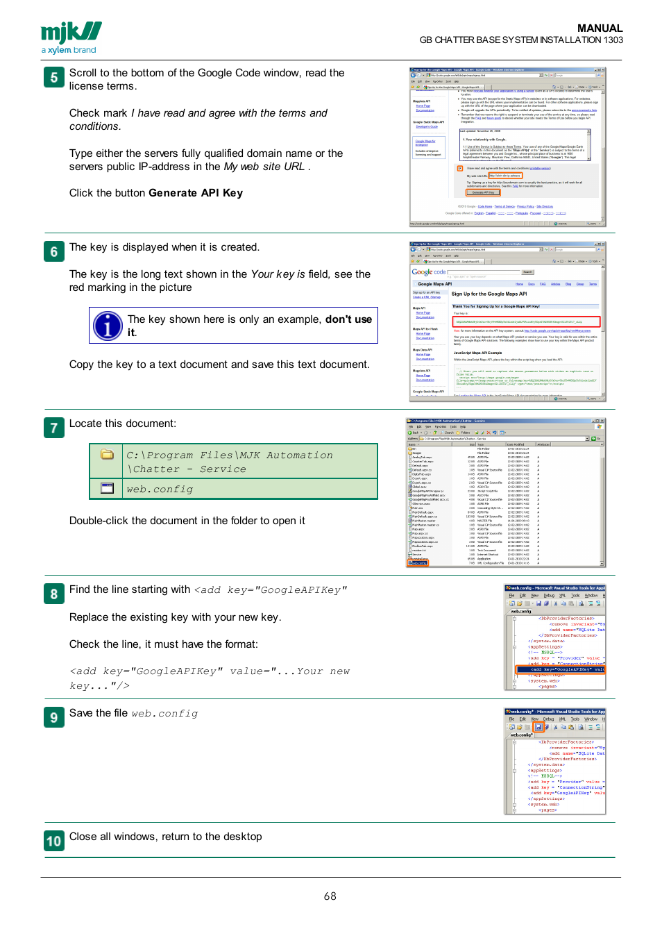 Xylem CHATTER Base System install guide User Manual | Page 68 / 79