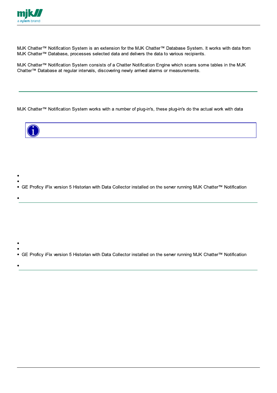 Functions overview | Xylem CHATTER Notification System configuration guide User Manual | Page 14 / 65