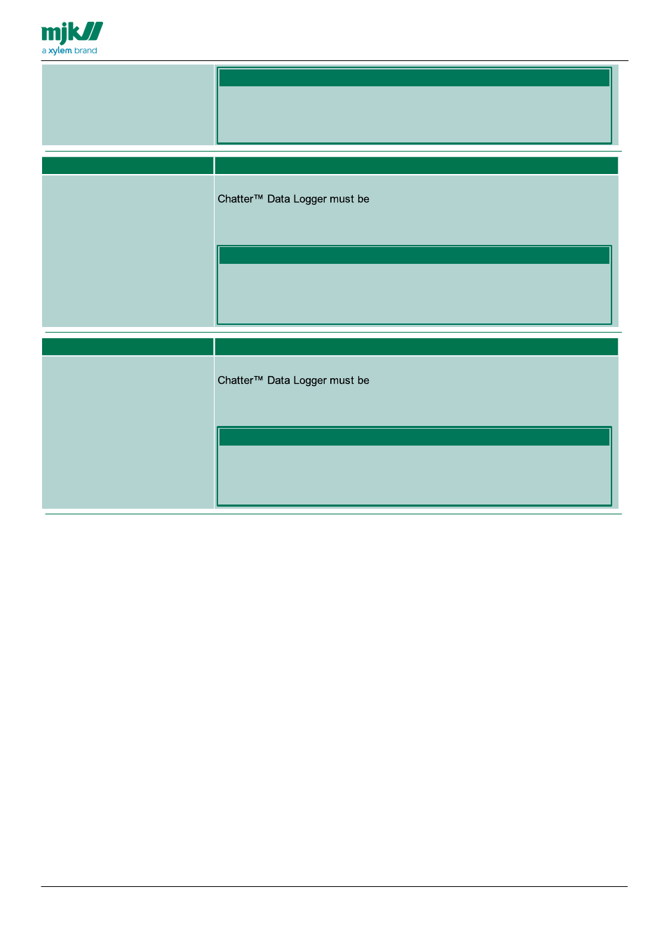Xylem CHATTER Notification System configuration guide User Manual | Page 38 / 65