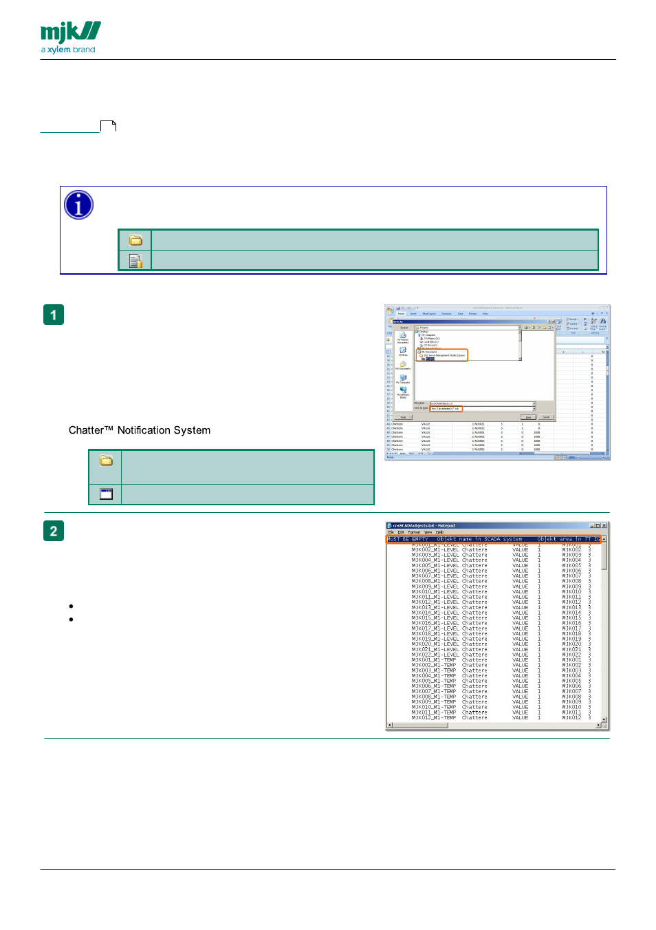 Import file for stormflow data | Xylem CHATTER Notification System configuration guide User Manual | Page 56 / 65