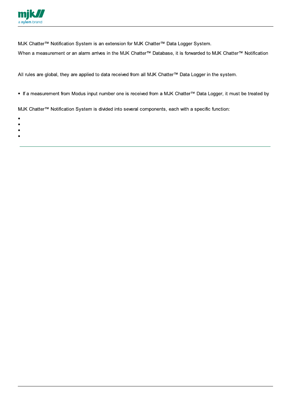 System description | Xylem CHATTER Notification System configuration guide User Manual | Page 8 / 65