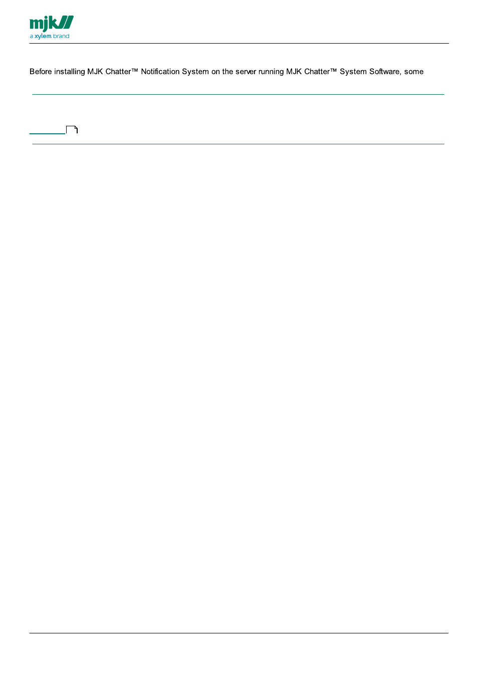 Preparations | Xylem CHATTER Notification System install guide User Manual | Page 19 / 37