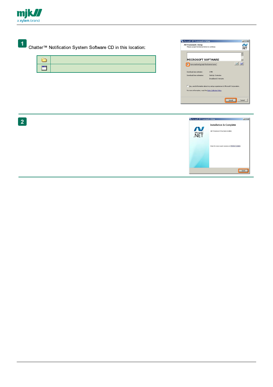 Net framework 4 | Xylem CHATTER Notification System install guide User Manual | Page 20 / 37
