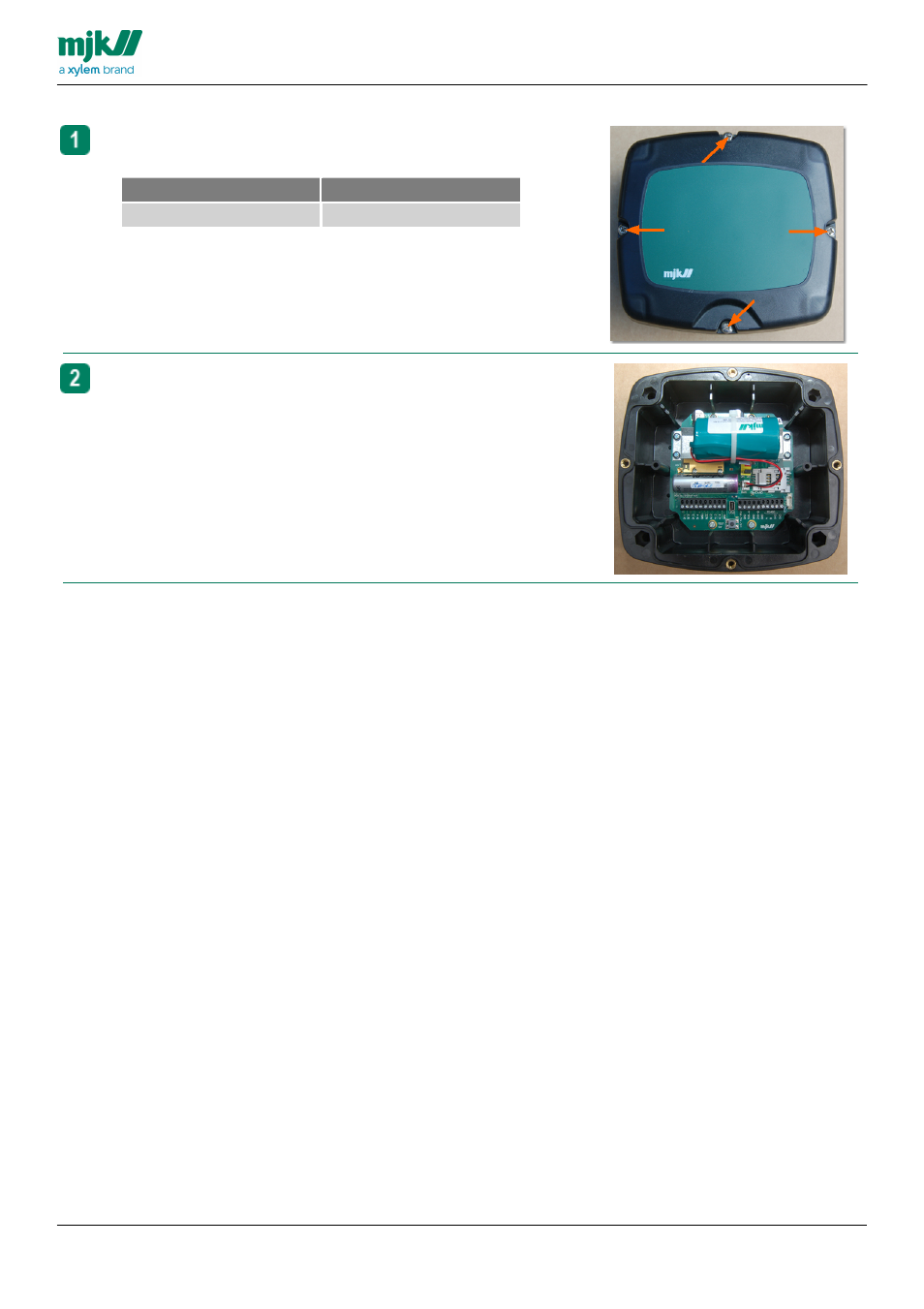 Open the chatter data logger, Open the panel mount chatter™ data logger | Xylem CHATTER RTU and E-mail User Manual | Page 11 / 205