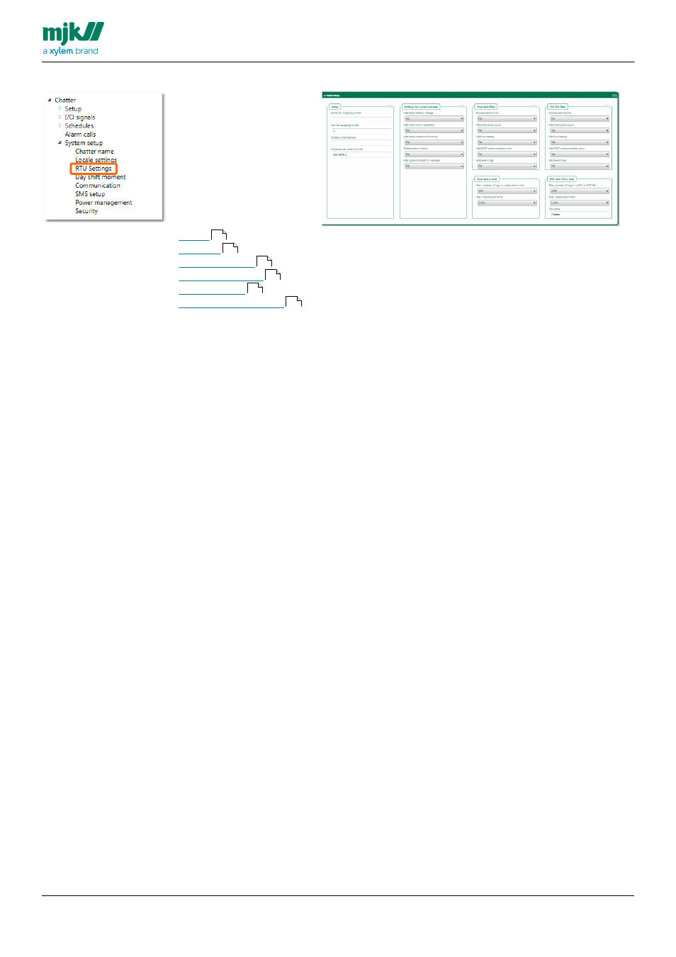E-mail setup, A dditional inform ation | Xylem CHATTER RTU and E-mail User Manual | Page 123 / 205