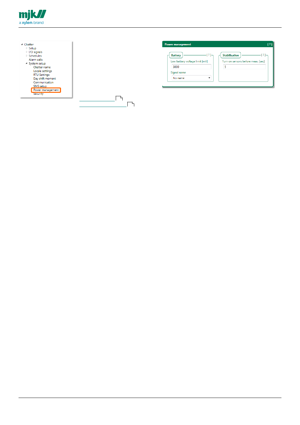 Power management | Xylem CHATTER RTU and E-mail User Manual | Page 131 / 205