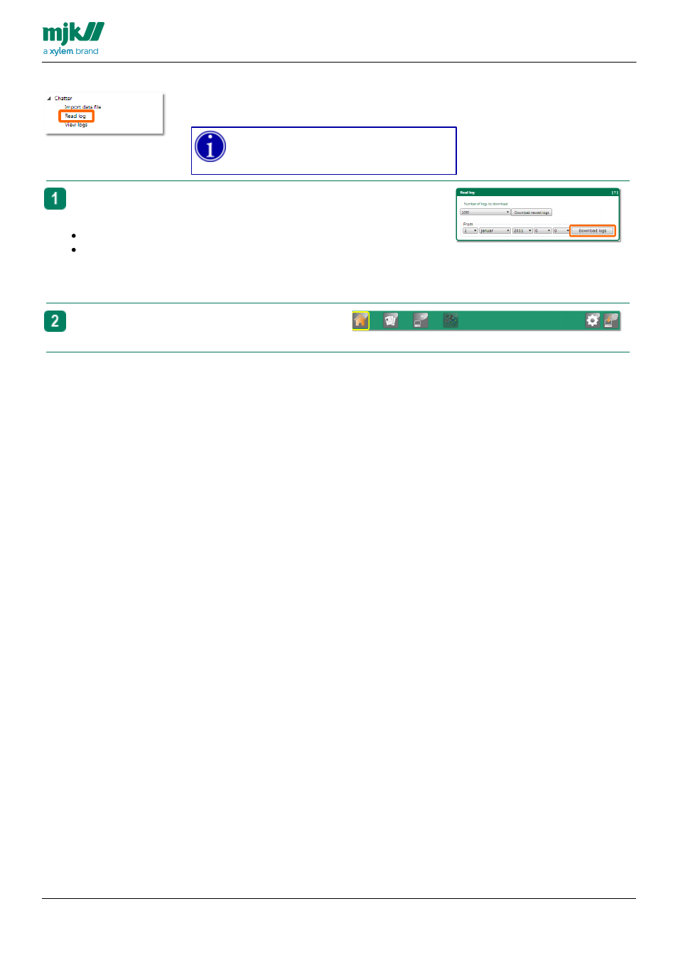 Read log | Xylem CHATTER RTU and E-mail User Manual | Page 144 / 205