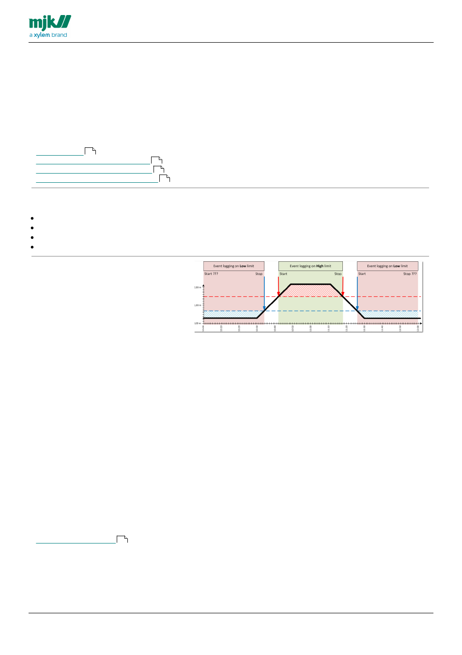 Event mode, Working in event mode, Event mode general | Operation | Xylem CHATTER RTU and E-mail User Manual | Page 171 / 205