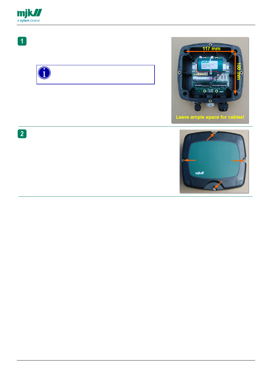 Mounting in the field | Xylem CHATTER RTU and E-mail User Manual | Page 21 / 205