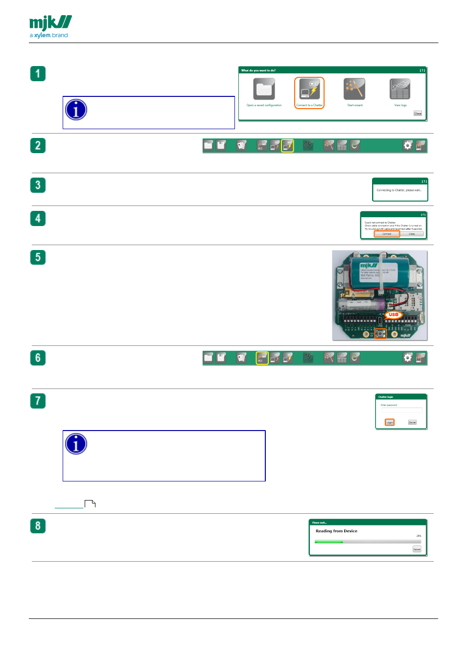 Read the current configuration | Xylem CHATTER RTU and E-mail User Manual | Page 47 / 205