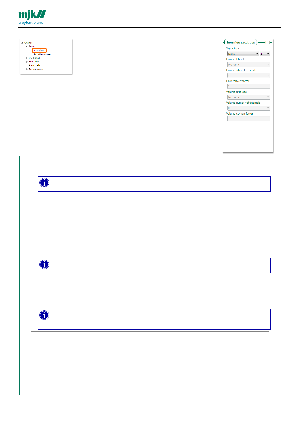 Stormflow calculation | Xylem CHATTER RTU and E-mail User Manual | Page 59 / 205