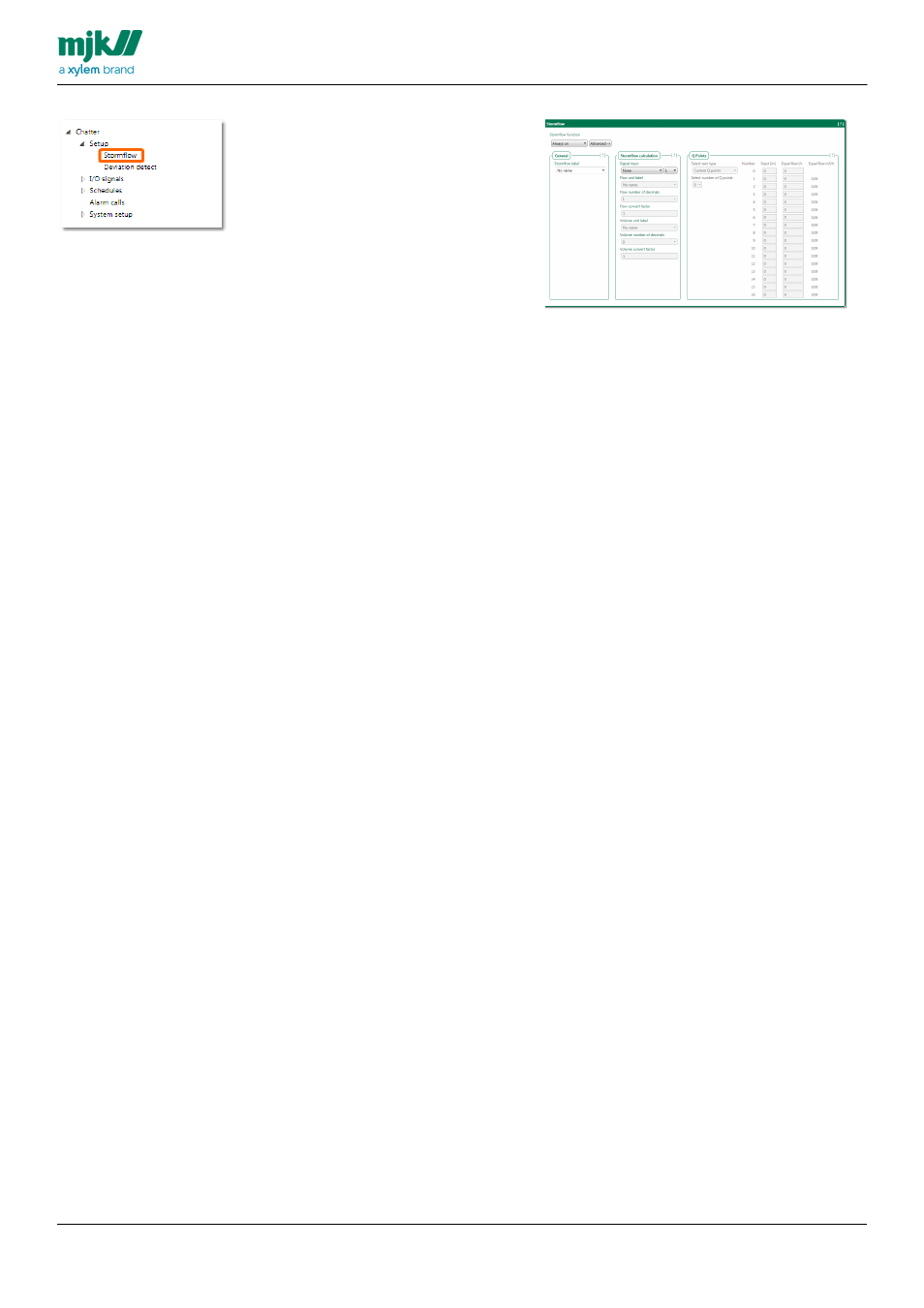 Stormflow always on | Xylem CHATTER RTU and E-mail User Manual | Page 64 / 205