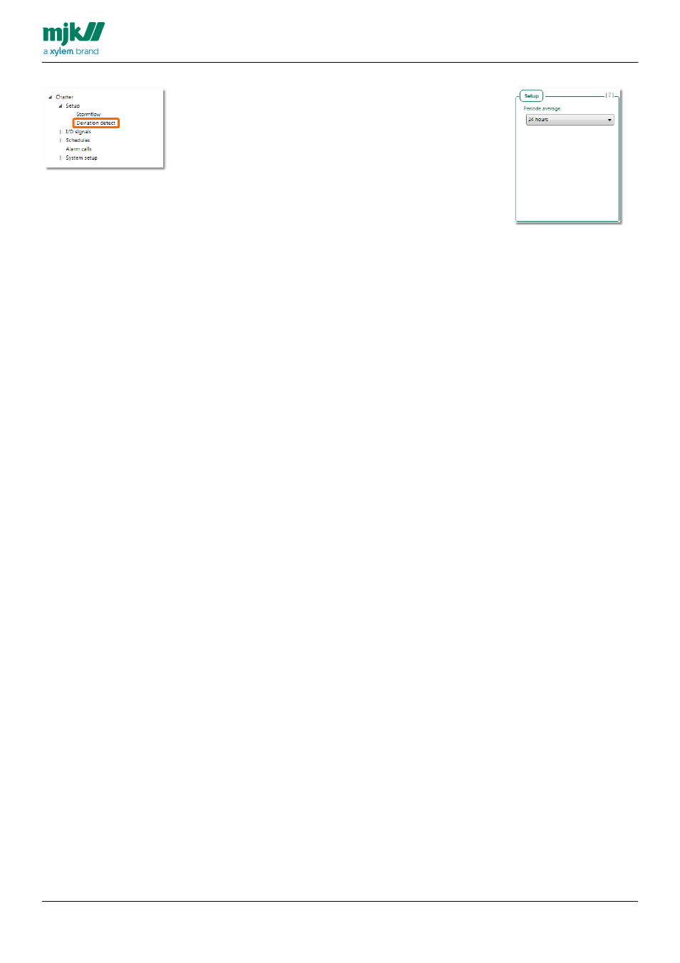 Setup - periode avarage | Xylem CHATTER RTU and E-mail User Manual | Page 70 / 205