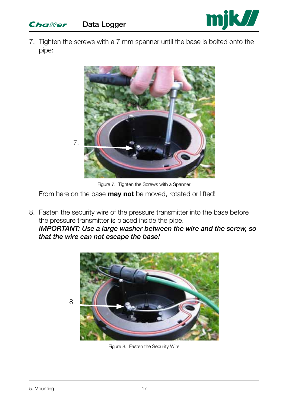 Data logger | Xylem CHATTER Hardware Manual User Manual | Page 17 / 50